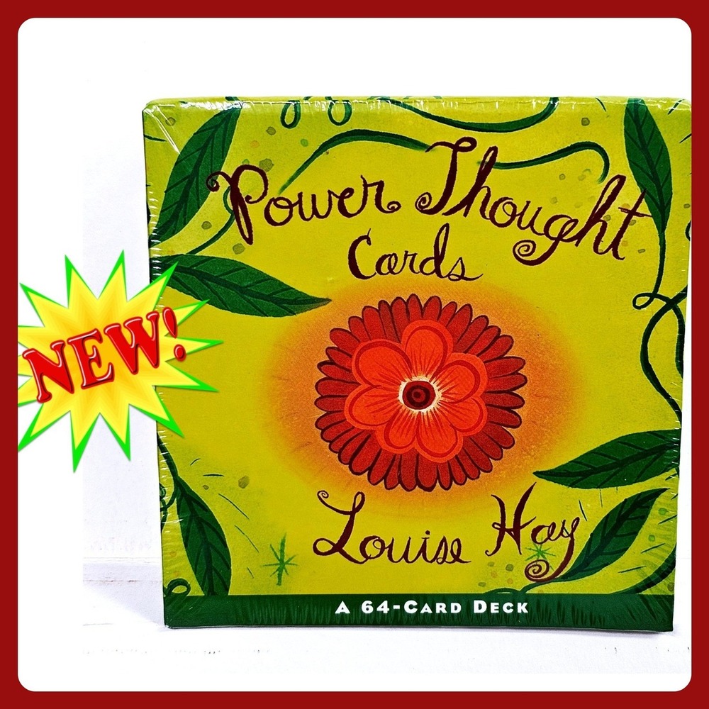 Louise Hay Power Thought Cards Affirmation Deck 64 Card New Sealed 9781561706129